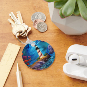Lighthouse Point Keychain