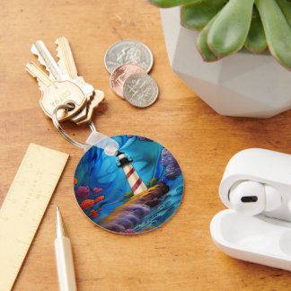 Lighthouse Point Keychain