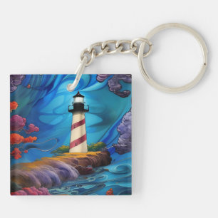 Lighthouse Point Keychain