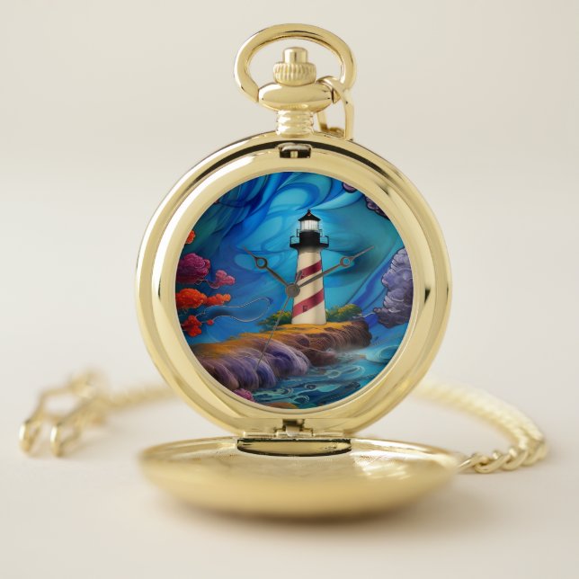 Lighthouse Point Pocket Watch (Inside)