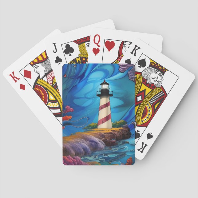 Lighthouse Point  Poker Cards (Back)