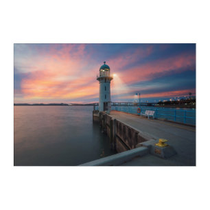 Lighthouse Raffles   Marina, Singapore Acrylic Print