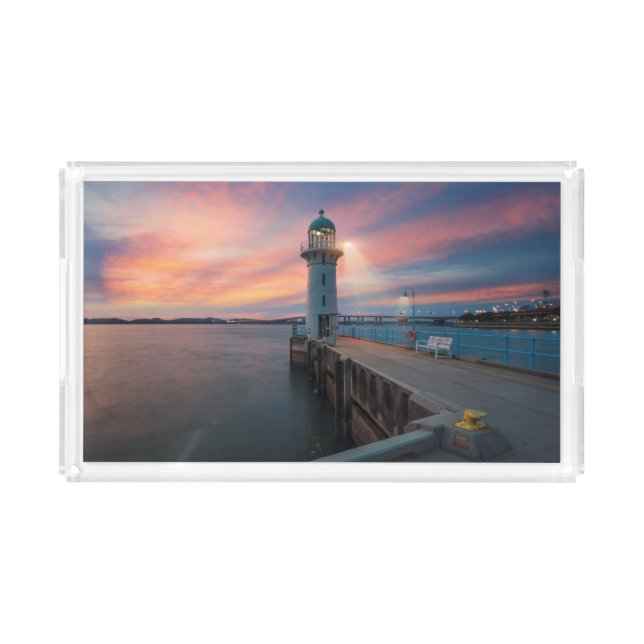 Lighthouse Raffles | Marina, Singapore Acrylic Tray (Front)