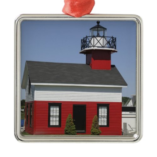 Lighthouse relocated shore in Douglas near Metal Ornament