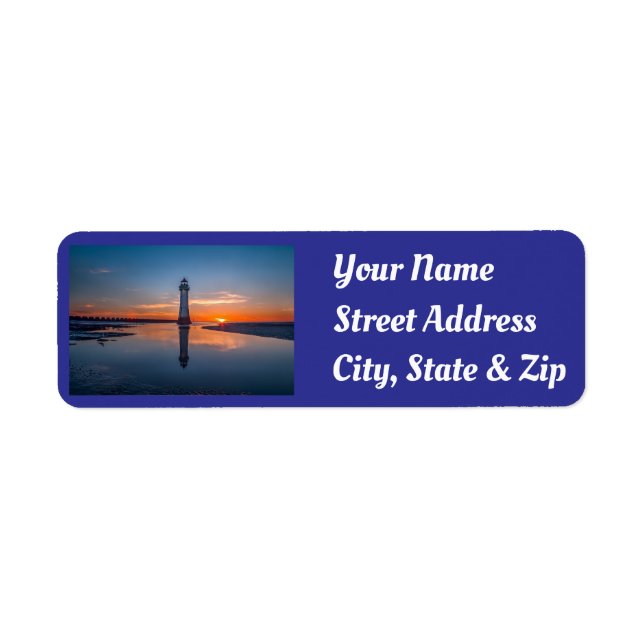 Lighthouse Return Address Label (Front)
