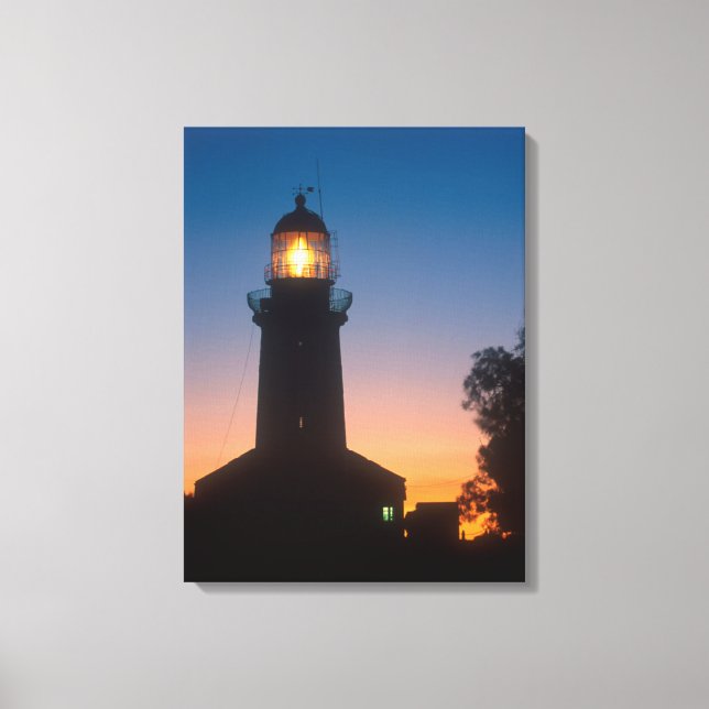 Lighthouse, Robben Island, Cape Town 2 Canvas Print (Front)
