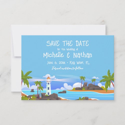 Lighthouse Save the Date Announcement 