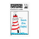 Lighthouse Save the Date stamp