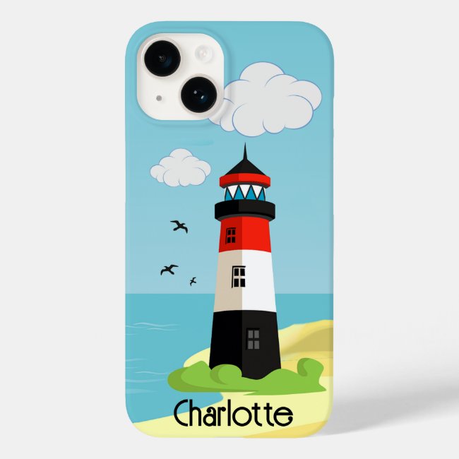 Lighthouse Scene Design Smartphone Case