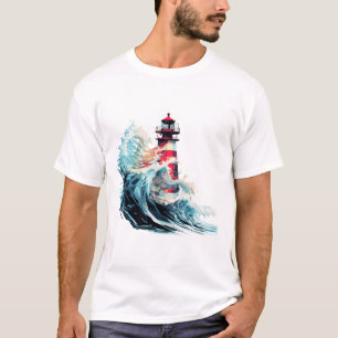 Lighthouse Sea World Ocean Beauty Discovery T-Shirt