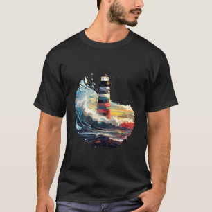Lighthouse Sea World Ocean Beauty Discovery Travel T-Shirt