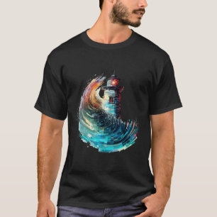 Lighthouse Sea World Ocean Beauty Discovery Travel T-Shirt