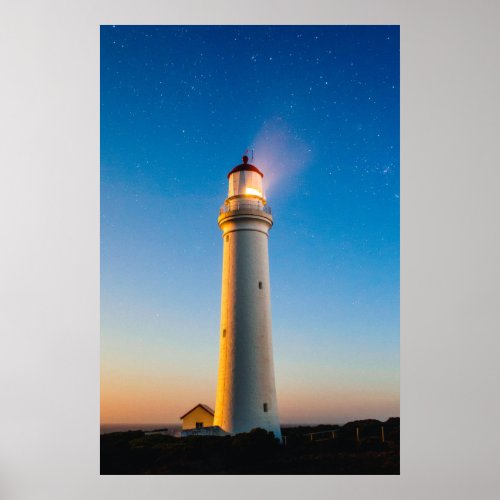 Lighthouse Seaside Photo Wall Poster