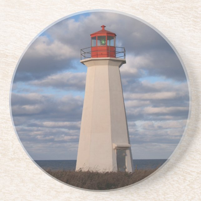 Lighthouse Series---PEI Lighthouse Drink Coaster (Front)