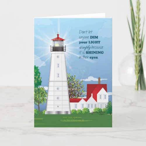 Lighthouse Shine Your Light Card