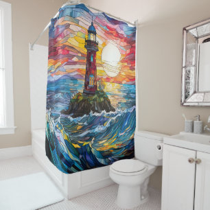 Lighthouse Shower Curtain