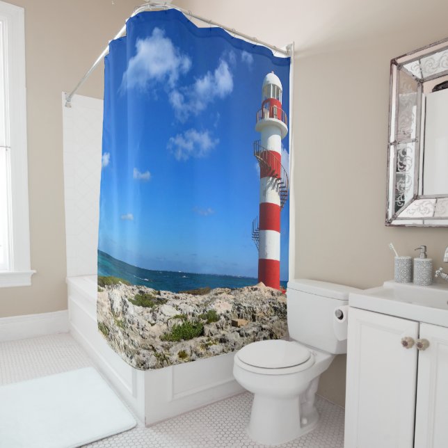LightHouse Shower Curtain (In Situ)
