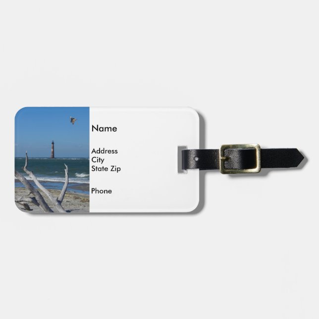 Lighthouse Sightseeing Luggage Tag (Front Horizontal)