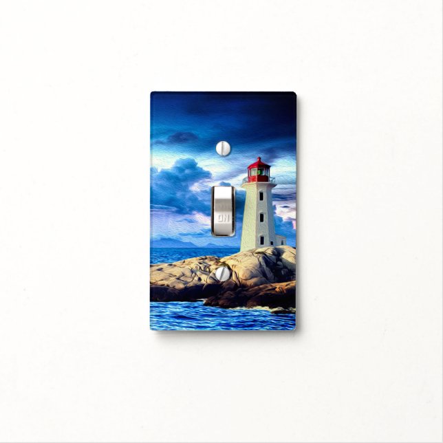 Lighthouse - Single Light Switch Cover (In Situ)