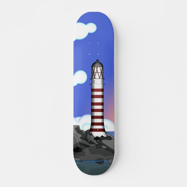 lighthouse skateboard (Front)