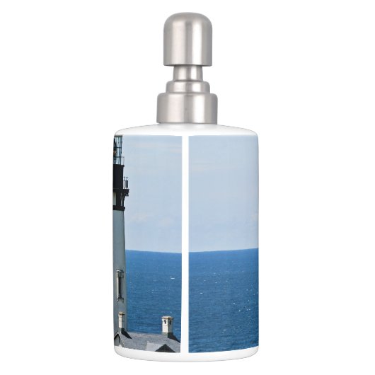 Lighthouse Soap Dispenser & Toothbrush Holder (Back)