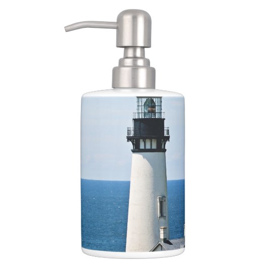 Lighthouse Soap Dispenser & Toothbrush Holder (Left)