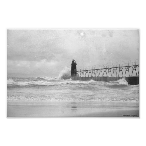 Lighthouse South Haven Michigan Photo Print