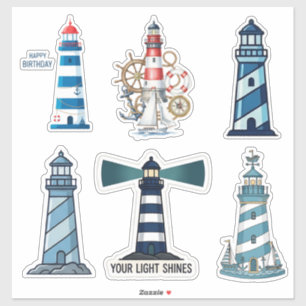 Lighthouse Sticker Sheet Collection