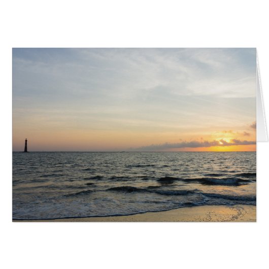 Lighthouse Sunrise Cards (Front Horizontal)