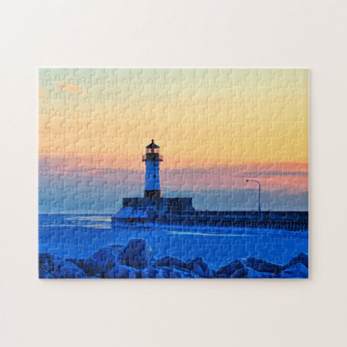 Lighthouse Sunrise Puzzle