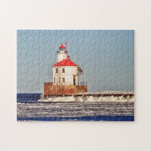 Lighthouse Superior Wisconsin Jigsaw Puzzle