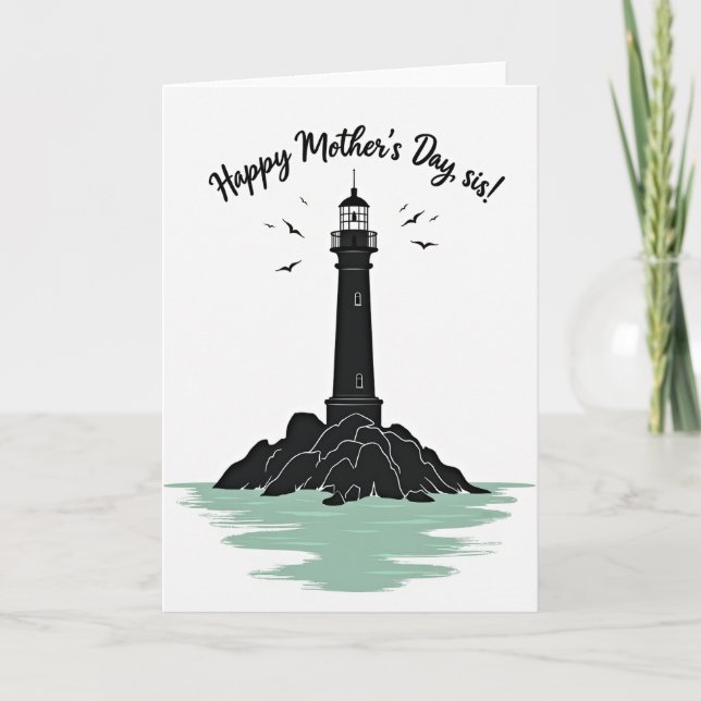 Lighthouse Sweet Mothers Day Card (Front)