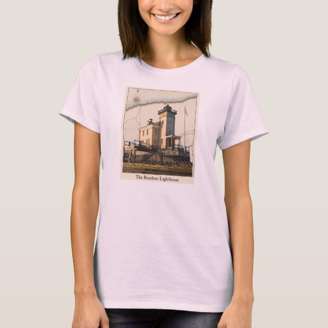 Lighthouse T-shirt, The Rondout Lighthouse T-Shirt (Front)
