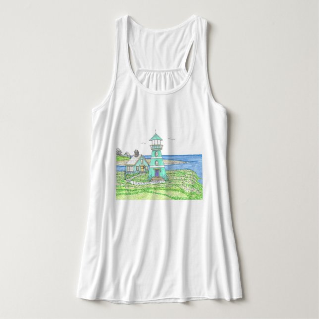 Lighthouse Tank Top (Design Front)