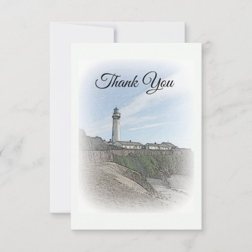  Lighthouse  Thank You Card