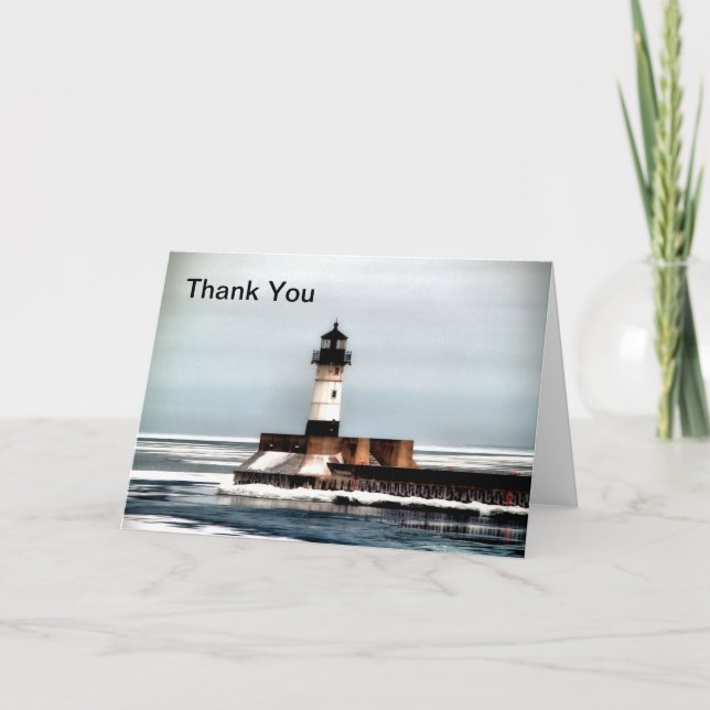 Lighthouse, Thank You Card (Front)