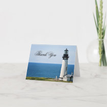 Lighthouse Thank You Card