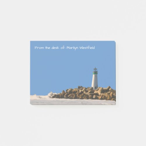 Lighthouse Theme Coastal Sticky Notepads