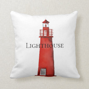 Lighthouse Throw Pillow
