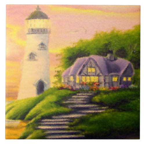 lighthouse tile