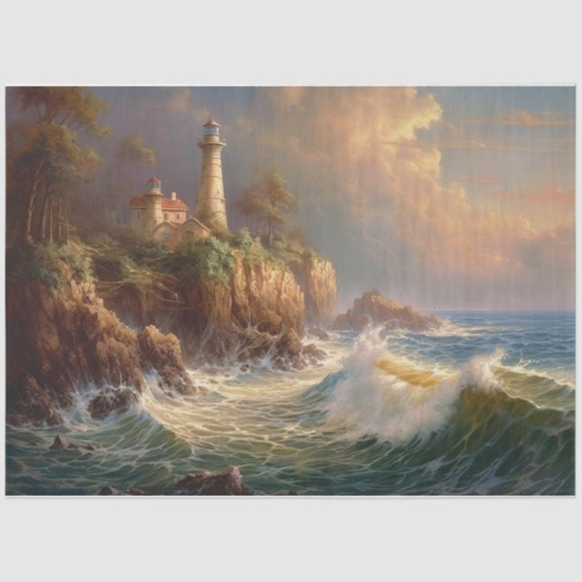 Lighthouse  tissue paper (Front)
