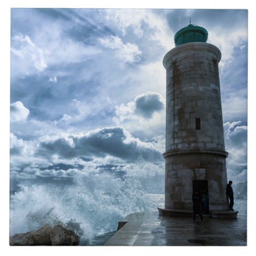 Lighthouse Tower Ceramic Tile