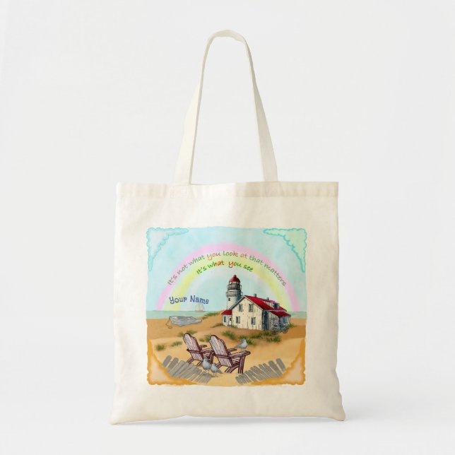 Lighthouse Viewpoint  Tote Bag (Front)