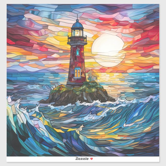 Lighthouse Vinyl Sticker (Sheet)
