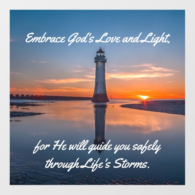  Lighthouse Wall Decal (Front)