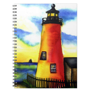 lighthouse Watercolor notebook journal