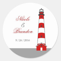Lighthouse Wedding Sticker