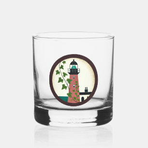 Lighthouse                                         whiskey glass