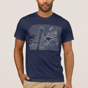 Lighthouse White Sketch T-shirt