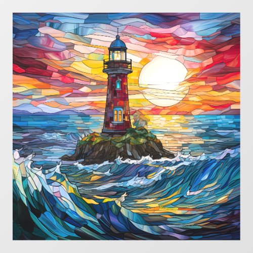 Lighthouse Window Cling